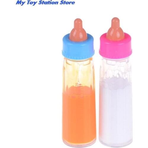 1PCS Baby Dolls Feeding Bottle Magic Dummy Pacifiers Set Disappearing Milk Bundle Kids Play Toy Accessory reborn preemie kit
