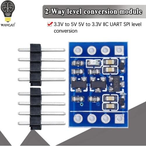1PCS 2 Channel IIC I2C Logic Level Converter Bi-Directional Module 5V to 3.3V for arduino