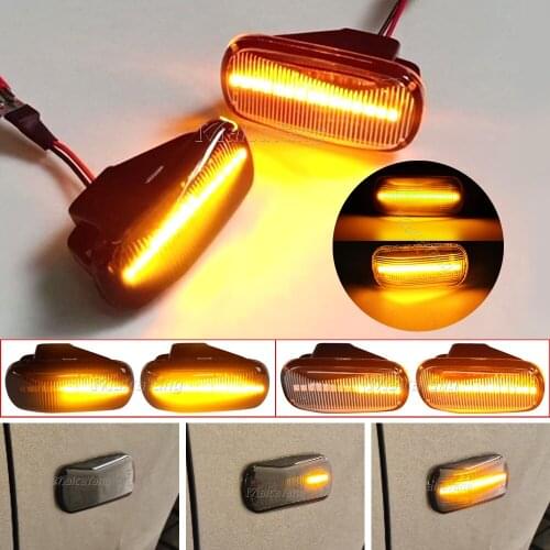 2pcs Led Dynamic Side Marker Turn Signal Light For Acura Integra Type-R DC2 RSX DC5 NSX NA1 NA2 Sequential Lamp For Honda CR-V