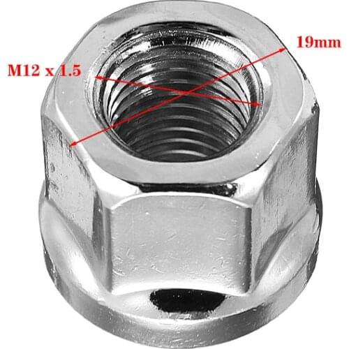 4pcs Bolts 19mm M12 x 1.5 Nuts Alloy Wheel For Ford for FIESTA For FOCUS KA For MONDEO For C-MAX 1988-2014