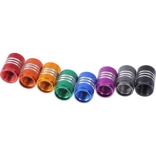4PC/Set Fashion Alloy Anti-theft Car Tire Valve Caps Wheel Tires Tire Stem Air Cap Airtight Covers