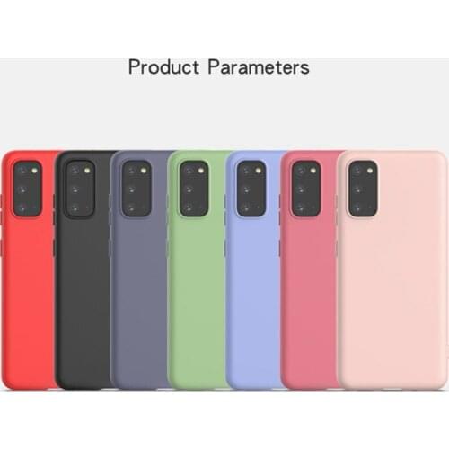 50pcs/Lot Liquid Silicone Rubber Soft Back Case For Samsung Gaalxy A72 A52 S20 Plus Note 20 Ultra S21 FE 4G 5G Phone Coque