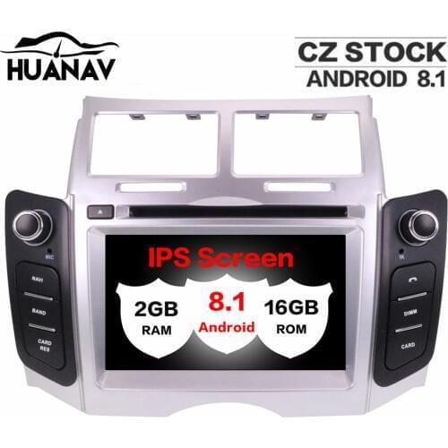 Android 8.1 Car DVD Player car GPS Navigation For Toyota YARIS 2005-2011 Auto radio head unit Multimedia screen tape recorder