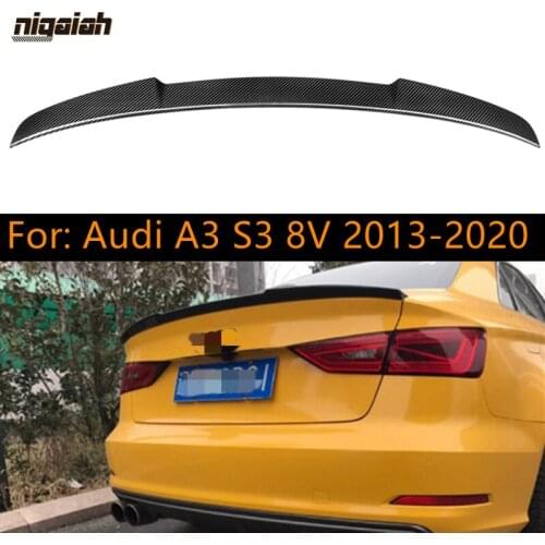 Dry Carbon Fiber Quality Guarantee Rear Trunk Spoiler For Audi A3 8V V Style 2013-2020