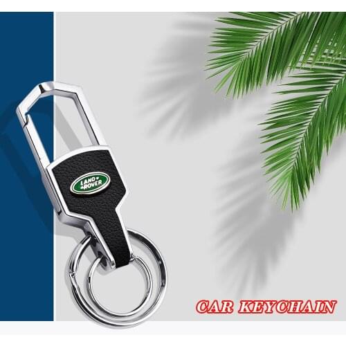 Car Logo Metal Keychain Key Chain Key Ring Auto Pendant Car Styling For Land Rover Range Rover Sport Discovery 4 Evogue LR4 2010