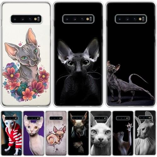 Lavaza Sphynx Sphinx Cat Phone Case For Samsung GalaxyA90 A71 A70 A51 A50 A41 A40 A30 A21 A10 A9 A8 A7 A6Plus M30S A20E A01 A10S
