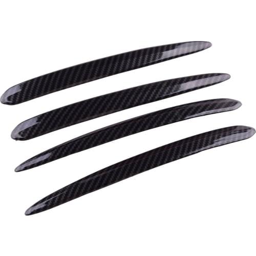 4Pcs Car Door Handle Decoration Cover Stickers ABS Carbon Fiber Style Fit for BMW 5 series G30 G38 X3 G01 X4 G02 X5 G05 2019