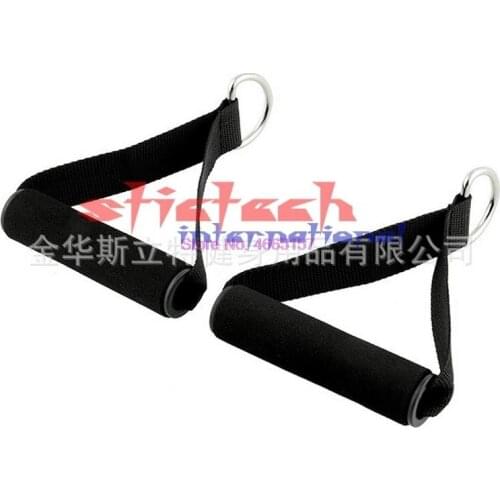 By dhl or ems 200pcs Tricep Rope Cable Attachment Bar Dip Station Resistance Band Exercise
