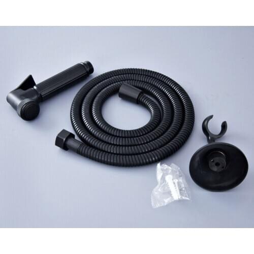 Oil Rubbed Bronze Bathroom Hand held Bidet Sprayer Faucet Spray Gun with 1.5 m Hose shower set Bracket zhh106