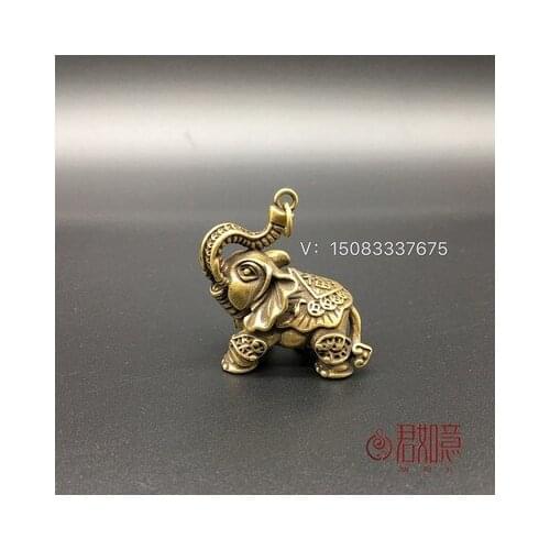 Pure copper (Fuzi. Long-nosed elephant) retro ornaments