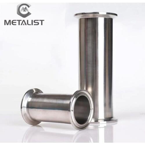 METALIST 12-89mm customized OD Customized Length Sanitary Spool Tube with Flange Fitting Tri Clamp Hot