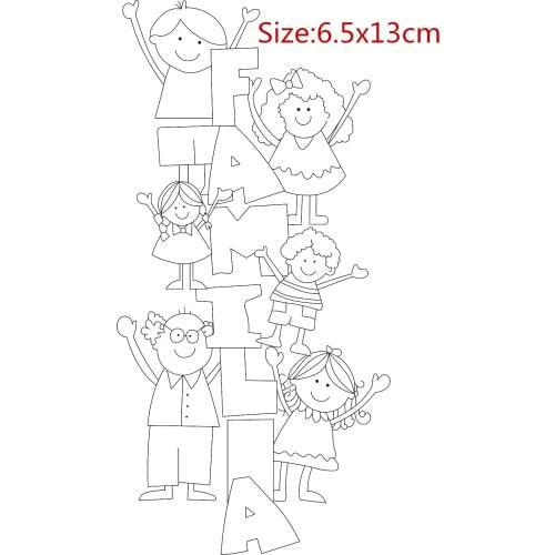 New Transparent Silicone Clear Stamp Rubber Stamp Sheet Cling Scrapbooking DIY Cute Pattern Photo Album Decor Stamp