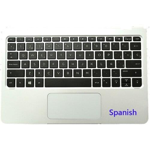 Suitable For HP X2 210 G2 10-P Keyboard Assembly SP Spanish White Palm Pad C Shell With Touch Panel 3VD91KA00V0 Brand New