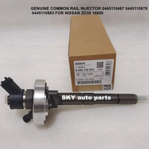 GENUINE COMMON RAIL INJECTOR 0445110467 0445110878 0445110883 FOR NISSAN ZD30 16600（4pcs