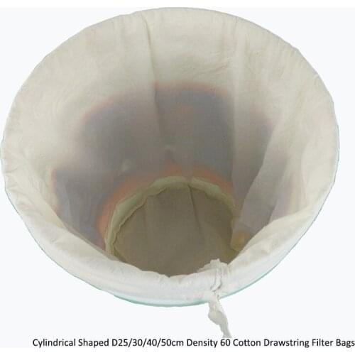 Pokemon 2pcs/lot Cylindrical Shaped D25/30/40/50cm Density 60 Cotton Drawstring Filter Bags Wine Brewing Milk Coffee Gunny Bale