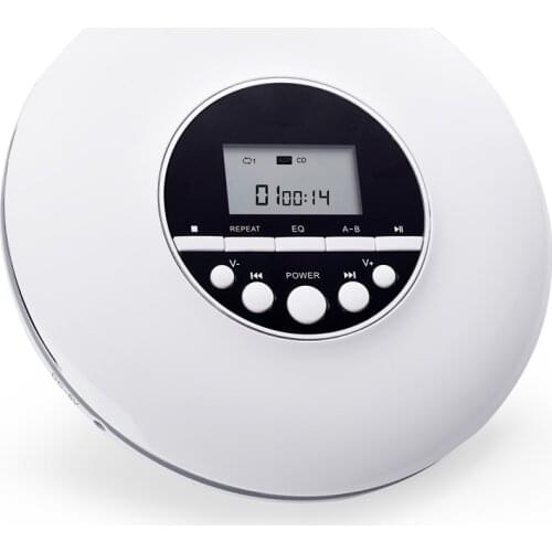 Portable English Repeat CD Player Multifuctional MP3 Music Album CD Player Support CD CD - R CD - RW MP3 WMA Audio