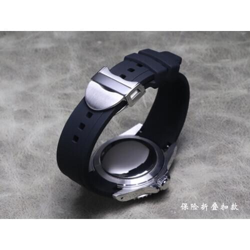 18mm 20mm 22mm Rubber Silicone Watch Strap New Grind Arenaceous Substitute Belt Special for Omega Tudor Longines Seiko IWC Watch