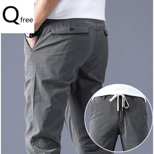 READY STOCK Man Boss pants Formal Pants Elastic Smart Men Casual Loose young and middle-aged thin stretch air-conditioning pants