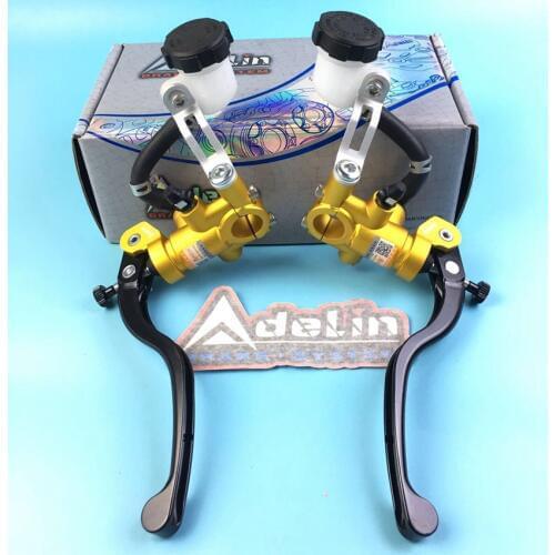 General Motorcycle Electric VehiclePX1 Brake Pump 17.5mm Radial Master Cylinder CNC Lever Clutch Pump for Yamaha Kawasaki Suzuki