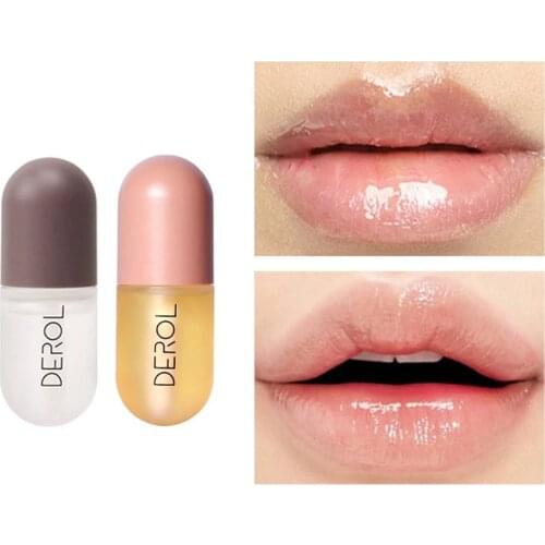 5.5ml Lip Plumper Oil Moisturizing Repairing Reduce Lip Fine Line Cosmetics Sexy Day Night Lip Plump Enhancer Serum