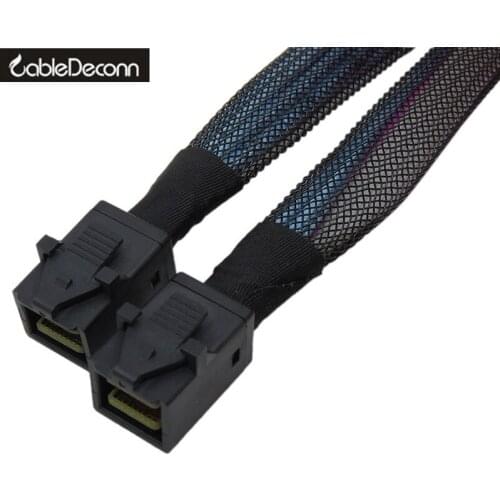 Mini-SAS cable SFF-8643 to SFF-8643 cable Comply with SAS 3.0 12G