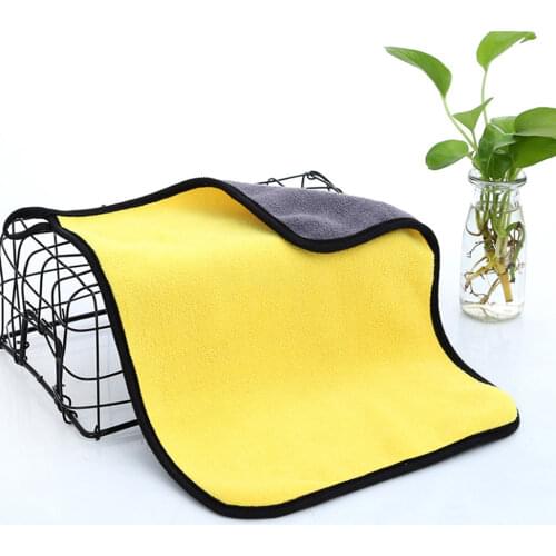 30X30 Yellow Microfiber Towel Automotive Cleaning Wash Cloth Car Glass Accessories Products For Limpieza Renault Sport Audi Q2