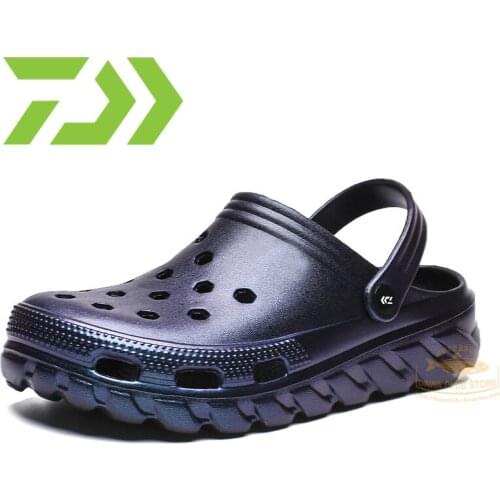 DAWA Fishing Shoes Camping Anti-skid sandals Men Breathable Water Shoes Outdoor personalized beach slippers DAIWA Fishing Shoes