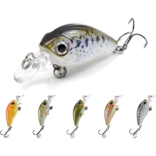 1-5Pcs Crank Fishing Lure Bait Wobbler 3.5g 4.5cm Isca Artificial Lures Crankbait Leurre de Bass Pike Trolling Pesca Tackle
