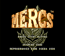 Mercs 16 bit MD Game Card For Sega Mega Drive For Genesis