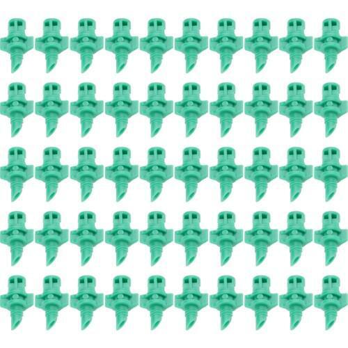 50Pcs 180 Degree Micro Sprayer Fan Jet Hydroponic Aeroponic Misters Garden Lawn Irrigation Sprinkler Nozzle