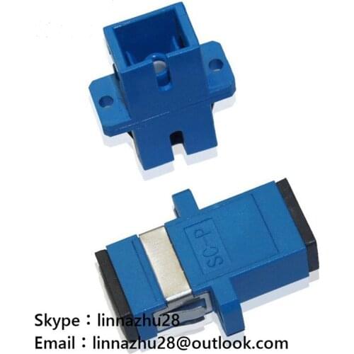 50pcs/lot New SC fiber optic adapter,SC flange coupler, SC/UPC adaptor, fiber coupler for digital communications