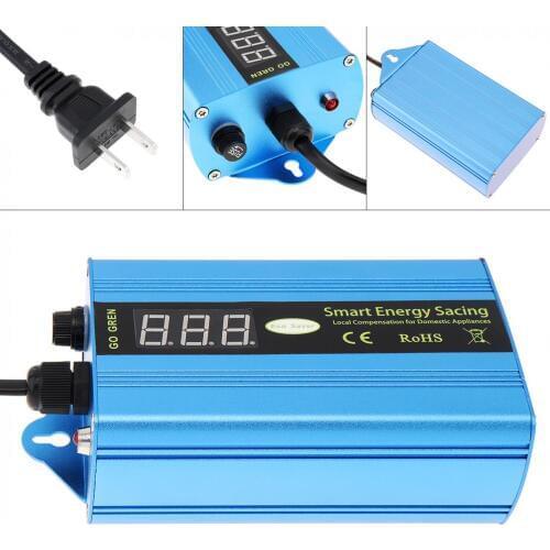 90-265V 8-15KW Intelligent Household Electricity Saving Device with LED Indicator Electricity Bill Killer Up to 30% for Home