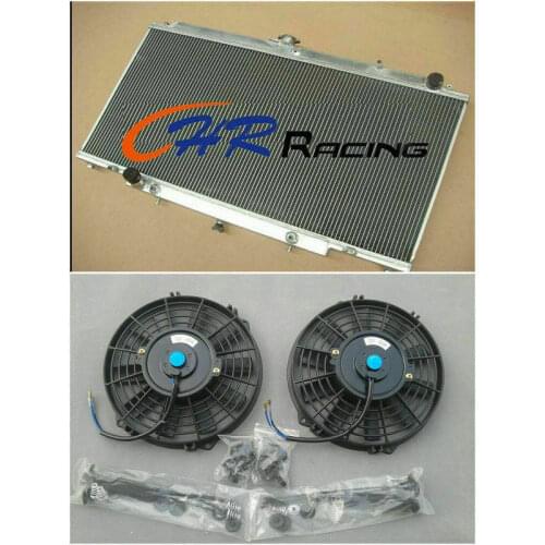 FOR ALUMINUM RADIATOR & FAN FOR NISSAN PATROL Y61 GU 2.8/3.0 TD 4.2L diesel 97-01 AT