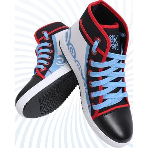 Anime GINTAMA Cosplay Shoes Boots Sakata Gintoki Cosplay Shoes Halloween Party Daily Leisure Shoes