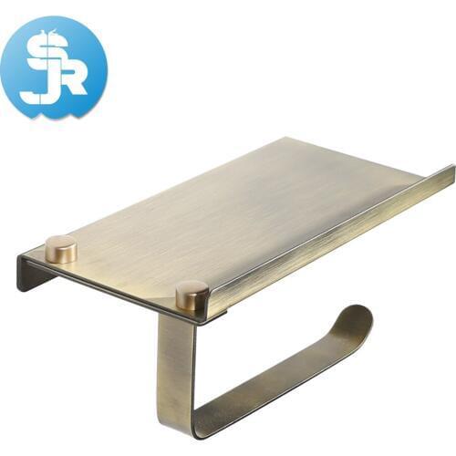 Newly pretty color green bronze holder toilet stainless steel bathroom paper holder with excellent strong anti-rust capability