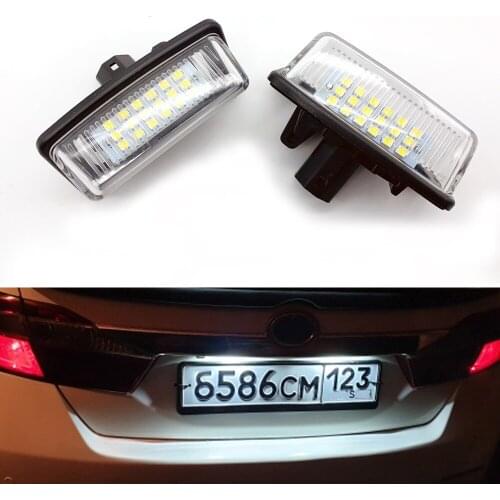 For Toyota Corolla E11 for Voxy For Previa ACR50 GSR50 for Crown S180 for Reiz for Vios for Noah Number License Plate Lights