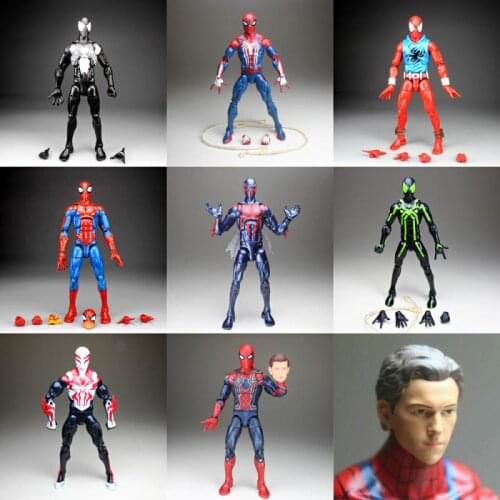 Marvel Legends The Aveng 1/12 The Amazing Spider-Man Stan Lee Action Figure Model Toys Gift for Children