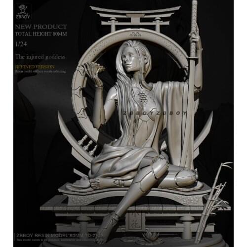 H80mm 1/24 Resin model kits figure DIY toy self-assembled TD-2702