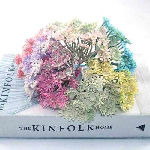 Simulation trigeminal ball chrysanthemum home wedding garden decoration long branch bouquet DIY bridal silk simulation flower ac