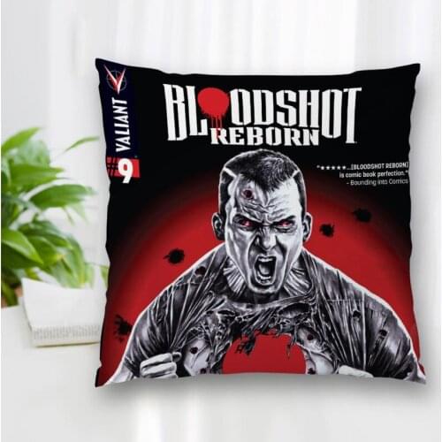 Custom Bloodshot Classic Movie Pillow Slips Polyester Decorative Pillowcases Zipper Pillow Case Pillowcase Cover Square 40x40cm