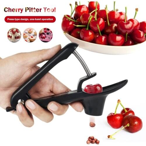 Cherry Fruit Kitchen Pitter Remover Olive Core Corer Remove Pit Enucleate Keep Complete Kitchen Gadgets Accessories