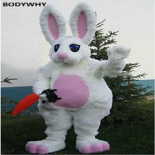 2020 Top Easter Bunny Rabbit Mascot High-quality Handmade Costume Suits Cosplay Party Game Dress Outfits Clothing Ad