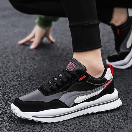 Fashion Men Casual Shoes Sneakers Lace Up Walking Shoes Outdoor Light Weight Sports Shoes Running Shoes