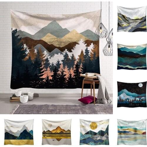 Wall Hanging Tapestry Gorgeous Scenery Pattern Tapestries Wall Decor Photo Props for Bedroom Living Room Decor Background Cloth
