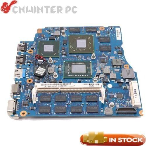 NOKOTION A1846585A MBX-237 For Sony VPCSB VPCSA VPCSD Pcg-41213w VPCSC Laptop Motherboard I7-2640M CPU HD6630M 4GB memory