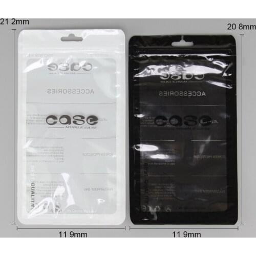 Wholesale Plastic Poly Packs Multi Size Mobile Phone Case Cover Retail Packaging Package Bag With Hang Hole For iPhone Samsung