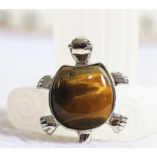 Charms 6 shape natural stone tiger eyes pendant for man women diy findings accessories hot sale jewelry making B824-B829