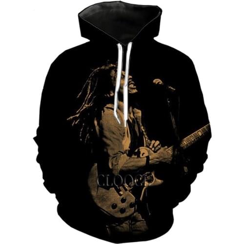 CLOOCL Singer Reggae Creator Bob Marley Casual Streetwear 3D Print Men Women Autumn Tracksuit Tops Fashion Hoodies Drop Shipping