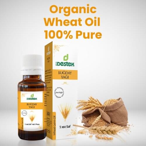 Wheat Oil 100% Pure Organic 20 ml Turkish Seed Plant Oils Essential Oils Natural Oils Aromatherapy Oils Natural Vegan Herbal Health Beauty Skin Care Body Care Skin Care Hair Care Body Care