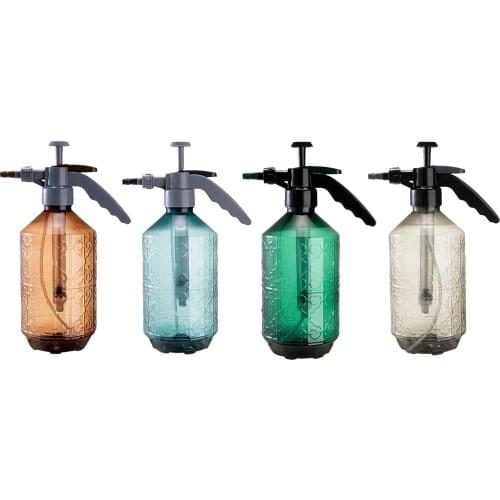 2L Hand Held Watering Spray Bottle Adjustable Nozzle Watering Can Spritzer Pressurized Top Pump Cleaning Work Home Yard Outdoor